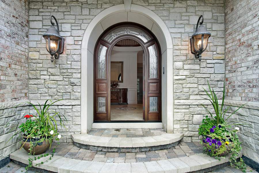 Masonry Contractor Stone Entrances